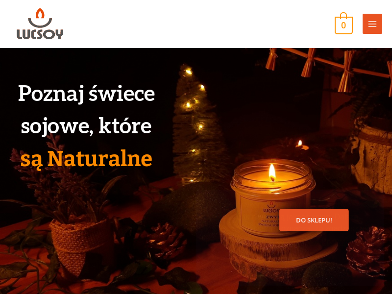 Polskie ręcznie robione i naturalne zapachowe świece sojowe - Producent - LucSoy.pl 